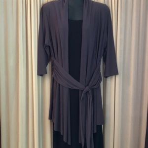 Sz 16 Jones New York Dress Taupe & Black